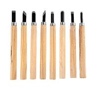 Scalpelli di materiali di alta qualità 8pcs / 10pcs / 12pcs in legno professionale intaglio del cesello del coltello del coltello della manuale del coltello per l'intaglio dettagliato di Basic Scultur
