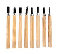 Scalpelli di materiali di alta qualità 8pcs / 10pcs / 12pcs in legno professionale intaglio del cesello del coltello del coltello della manuale del coltello per l'intaglio dettagliato di Basic Scultur