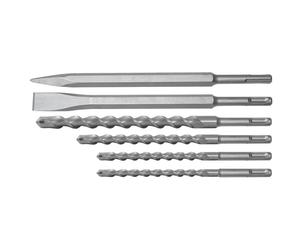 SCALPELLI E PUNTE DA MURO SDS-PLUS SERIE 6 PEZZI 1461130 VALEX