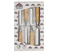 SCALPELLI PER LEGNO SET 4 PEZZI 12-16-20-24 cm