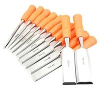 Scalpelli per legno Set di scalpelli per intaglio Set di scalpelli per legno sgorbia Set di scalpelli per legno fai da te Manico per carpenteria Confezione da 12 pezzi Artisti