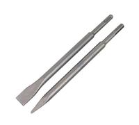 Scalpelli/Scalpello a punta e piatto/taglio 250mm attacco SDS Plus set 2 pz