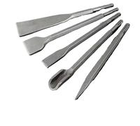 Scalpello a gambo quadrato per martello perforatore, trapano a scanalatura appuntita, sgorbia piatta, strumenti per muratura per calcestruzzo, mattoni, muratura, roccia