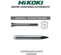 SCALPELLO A PUNTA LT 400 CON ATTACCO SDS MAX HIKOKI HITACHI PER MARTELLO