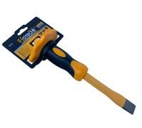 Scalpello a Punta Piatta con Protezione Salvamani Mano 250x19x16mm per Muratore