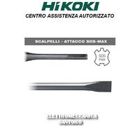 SCALPELLO A TAGLIO PIATTO 27 x 400 CON ATTACCO SDS MAX HIKOKI HITACHI MARTELLO