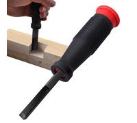 Scalpello angolare - Scalpello quadrato da infilare con manico antiscivolo, utensili manuali per la lavorazione del legno per taglio scanalato, scalpello ad angolo percussivo multiuso portatile