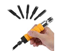 Scalpello elettrico per legno, set di strumenti per incisione del legno, per trapano elettrico, albero flessibile, fai da te