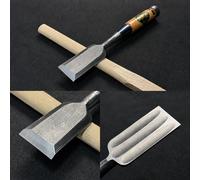 Scalpello giapponese oire nomi 追入鑿 36 mm (Mokume) Blue Steel#2 羽生康