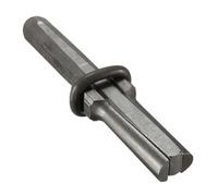 Scalpello Manuale per Spaccare Pietra in Lega D’acciaio Nero | Utensile da Lavoro per Rocce e Materiale Duro, Prestazioni Stabili, Tenacità Elevata, Finitura Nera