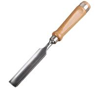 Scalpello mezzo tondo Scalpello for legno 6/12/18/24mm Scalpelli piatti for carpenteria Lavorazione del legno fai da te Intaglio del legno Coltello for incidere Set di scalpelli (Size : 6mm)