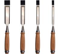 Scalpello per legno Utensili professionali Set di scalpelli per manico in legno per intaglio del legno 4 pezzi