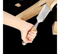 Scalpello Piatto, Scalpello con Manico in Legno, Funzionamento Facile con Bordo di Incisione per Progetti di Lavorazione del Legno