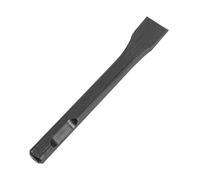 Scalpello pneumatico in acciaio nero con testa lunga solida | Accessorio per utensili ad aria compressa, elevata durezza e forte tenacità, riduce l’attrito, per pietra e pareti