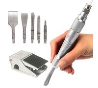 Scalpello pneumatico per pala pneumatica per intaglio dentale Vibrazione dentale medico gesso fuso flusso d'aria Chipper Pala a gas Scalpello macchina