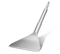 Scalpello SDS Plus 115 mm Extra Largo 305 mm Scalpello Piatto per Piastrelle 25° Curvo in Acciaio Legato Alta Resistenza per Rimozione Piastrelle Malta Cemento Compatibile con Bosch Makita Hilti