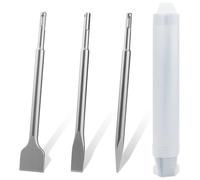 Scalpello SDS Plus 3 Pezzi, Punte SDS Plus, 20x250mm Scalpello Piatto, 14x250mm Scalpello a Punta, 40 * 250mm Scalpello per Piastrelle,Scalpello Muratore per Calcestruzzo