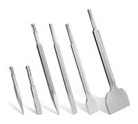 Scalpello SDS Plus 6 Pezzi, Punte SDS Plus per Piastrelle, Muratore per Calcestruzzo, 20x150mm&20x250mm Scalpello Piatto, 14x150mm&14x250mm Punte a Punta, 40 * 250mm&100 * 280mm
