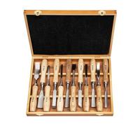 Scalpello tagliente per la lavorazione del legno 12 pezzi Set di scalpelli a mano for intaglio del legno Sgorbie professionali for tornio for la lavorazione del legno for la lavorazione del legno, car