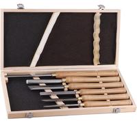 Scalpello tagliente per la lavorazione del legno Accendi la tua creatività con il nostro set di scalpelli for tornio da 6 pezzi for la lavorazione del legno: crea squisiti pezzi di legno con facilità!