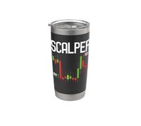 Scalper Compra e Vendi Trading Scalping Design Bicchiere termico in acciaio inox doppia parete