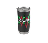 Scalper per gli amanti dello scalping veloce e del day trading Bicchiere termico in acciaio inox doppia parete