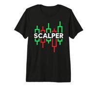 Scalper per Gli Amanti dello Scalping Veloce e del Day Trading Maglietta Premium