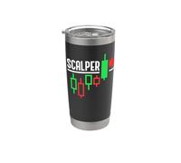 Scalper per gli appassionati di trading Bicchiere termico in acciaio inox doppia parete