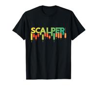 Scalper Trader - Gli Appassionati di Trading di Scalping Trader di criptovalute Maglietta con Stampa Grafica Economica