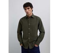 Scalpers - Country K - Camicia a quadri kaki scuro-Verde 44