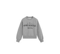 Scalpers Felpa 'Embcollege' grigio sfumato / nero Donna Scalpers L