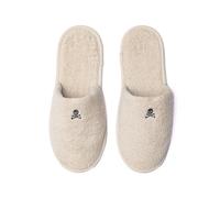 Scalpers Home Sneakers semplici con logo ricamato 100% Cotone, beige, 33/38 EU