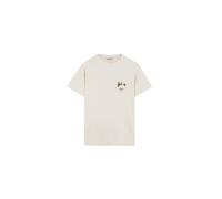 Scalpers Maglietta 'Forest' sabbia / terra d'ombra / nero Uomo Scalpers XXL