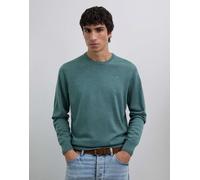 Scalpers - Maglione classico in tricot verde con scollo rotondo S