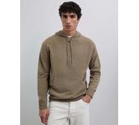 Scalpers - New - Felpa con cappuccio color talpa in tricot-Neutro L