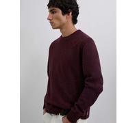 Scalpers - Noah - Maglia in tricot bordeaux-Rosso XXL