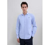 Scalpers - Peach F - Camicia Oxford blu a quadri 40