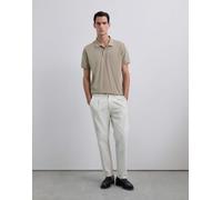 Scalpers - Polo basic con teschio color tortora-Neutro XXL