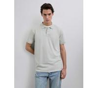 Scalpers - Polo basic grigia con teschio-Grigio L