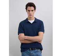 Scalpers - Polo blu navy scuro testurizzata S