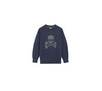 Scalpers Pullover 'Skull Intarsia' marino / grigio Bambini Scalpers 161-162 marino / grigio