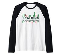 Scalping L'Arte di Vincere in pochi Secondi - Scalpers Trading Maglia con Maniche Raglan