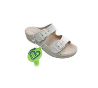 Scalzato AMARPIES scarpa/sandalo donna in pelle beige arena