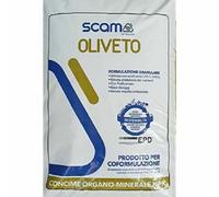 SCAM OLIVETO 25 kg Concime Organo Minerale NPK Boro Ferro Zinco per Olivo