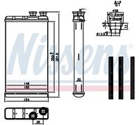 Scambiatore calore, Riscaldamento abitacolo anteriore per AUDI BENTLEY VW A4 A4
