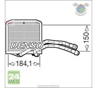 Scambiatore calore riscaldamento abitacolo Denso per ABARTH GRANDE PUNTO ALF #im