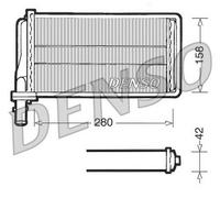 Scambiatore calore Riscaldamento abitacolo PER Alfa Romeo 166 2.5 V6 24V 140 KW