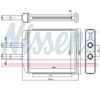 Scambiatore calore, Riscaldamento abitacolo per CHEVROLET DAEWOO EPICA EVANDA MA