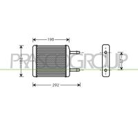 Scambiatore calore, Riscaldamento abitacolo per CHEVROLET DAEWOO MATIZ SPARK