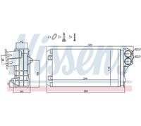 Scambiatore calore, Riscaldamento abitacolo per CITROËN PEUGEOT 206 206 Van 206+